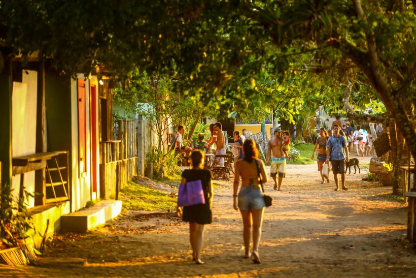 Rua Beira Rio | Turismo em Caraíva, Bahia