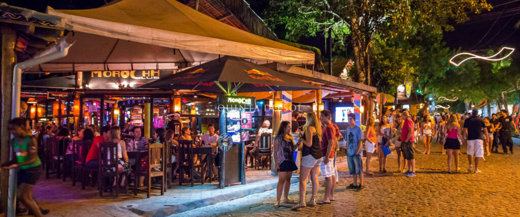 Noite em Arraial D'Ajuda | Pousada Ilumina - Arraial d'Ajuda, Porto Seguro, Bahia